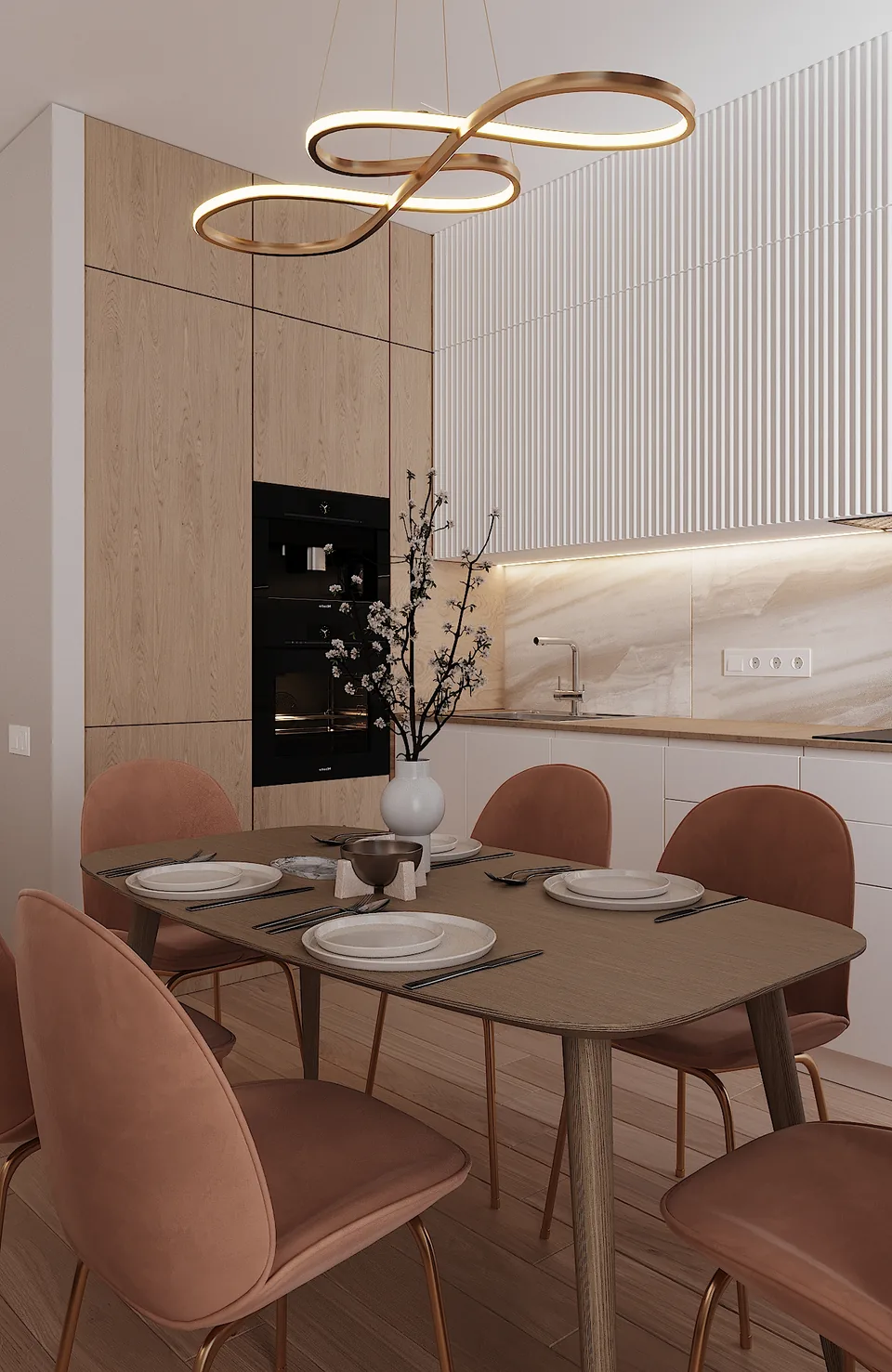Apartment · 430 sq ft interior design — Terracotta & Oak, photo 2 of 15