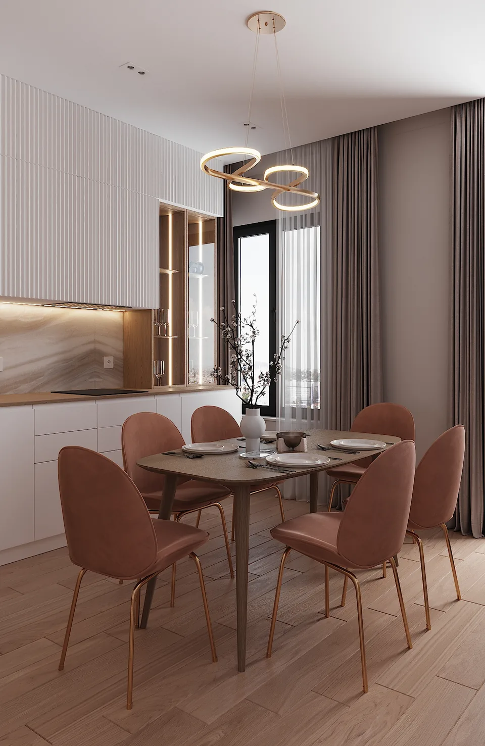 Apartment · 430 sq ft interior design — Terracotta & Oak, photo 4 of 15
