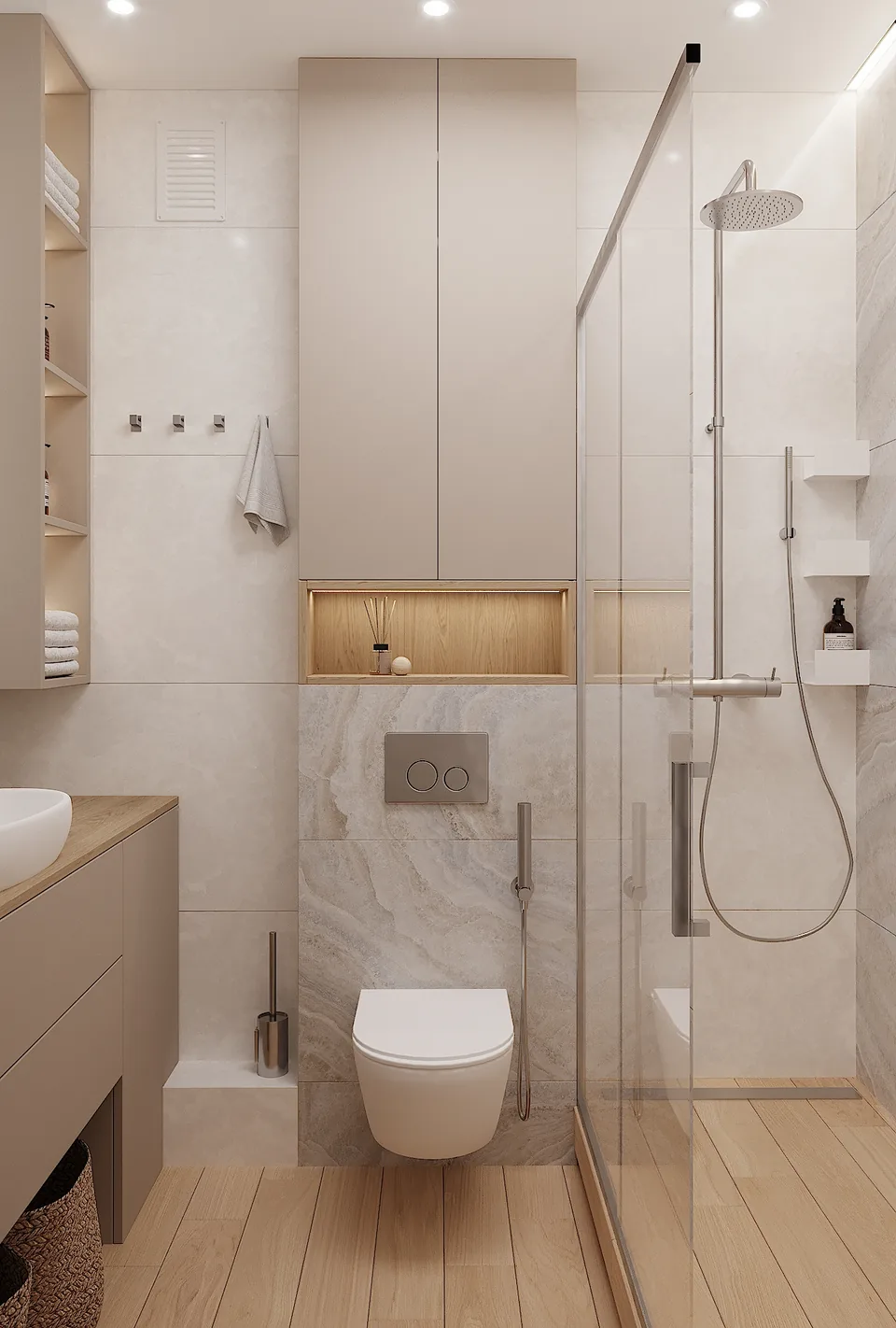 Apartment · 430 sq ft interior design — Terracotta & Oak, photo 8 of 15