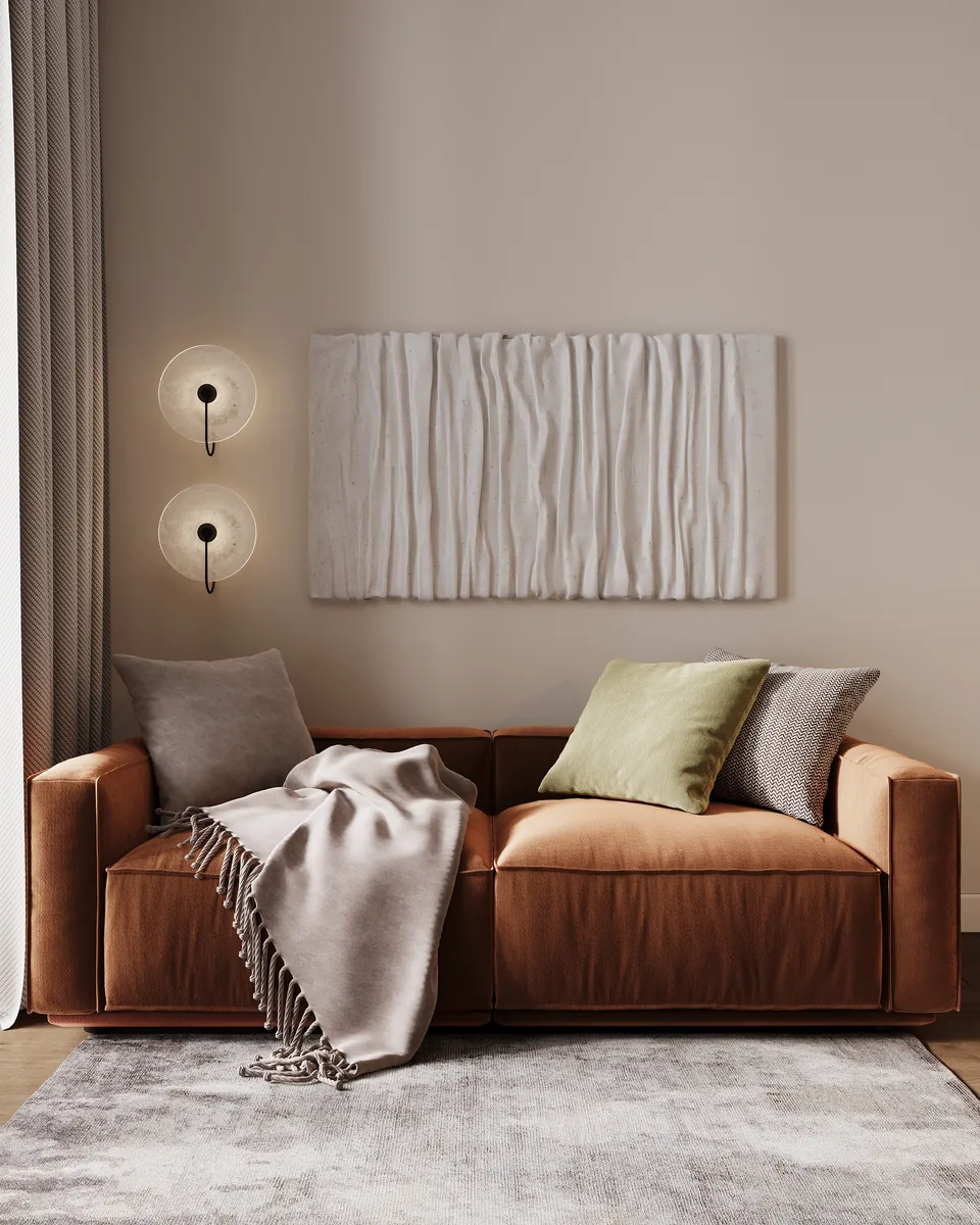 Apartment · 540 sq ft interior design — Rust & Walnut, photo 2 of 22