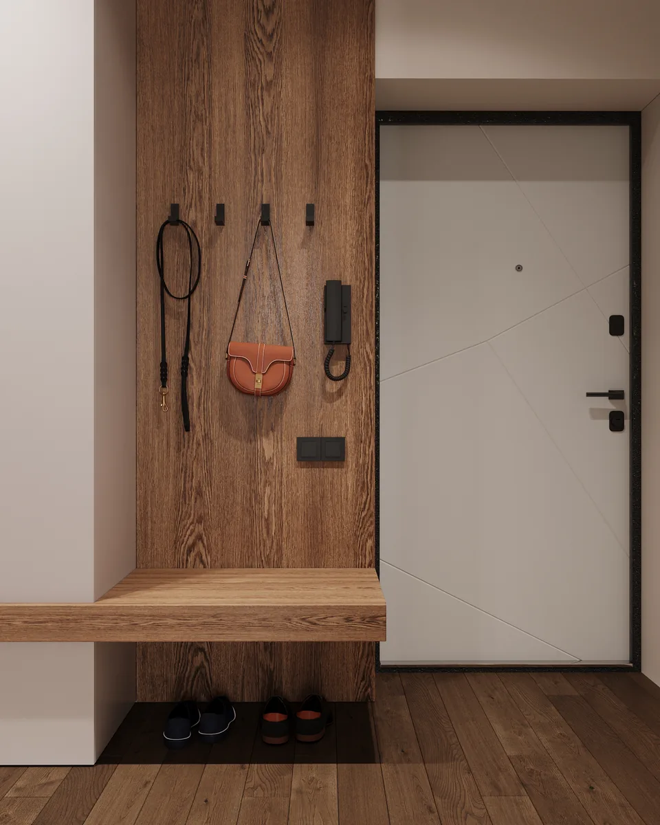 Apartment · 540 sq ft interior design — Rust & Walnut, photo 9 of 22