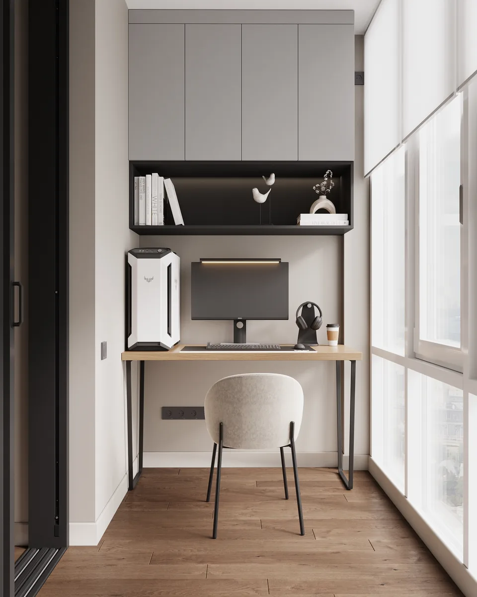 Apartment · 540 sq ft interior design — Rust & Walnut, photo 18 of 22