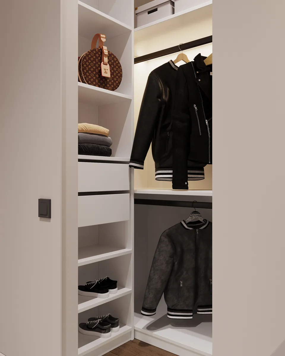 Apartment · 540 sq ft interior design — Rust & Walnut, photo 20 of 22