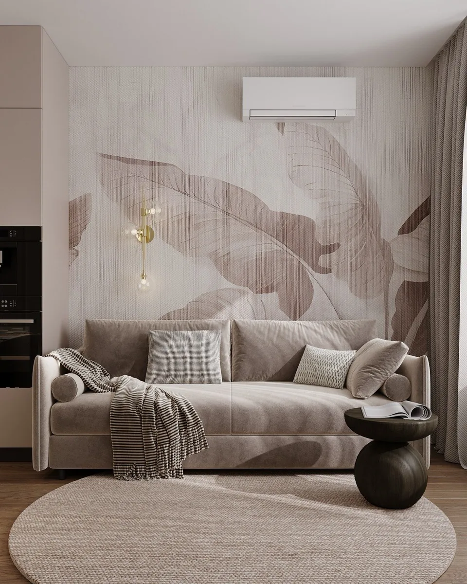 Apartment · 860 sq ft interior design — Champagne Marble, photo 6 of 16
