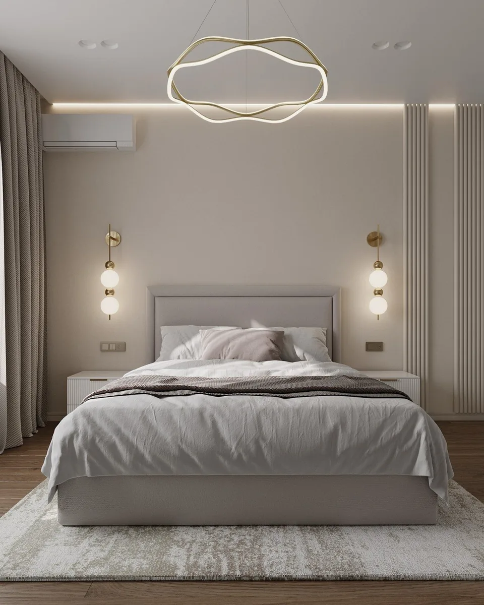 Apartment · 860 sq ft interior design — Champagne Marble, photo 12 of 16