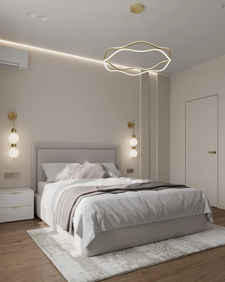 Apartment · 860 sq ft interior design — Champagne Marble, photo 14 of 16