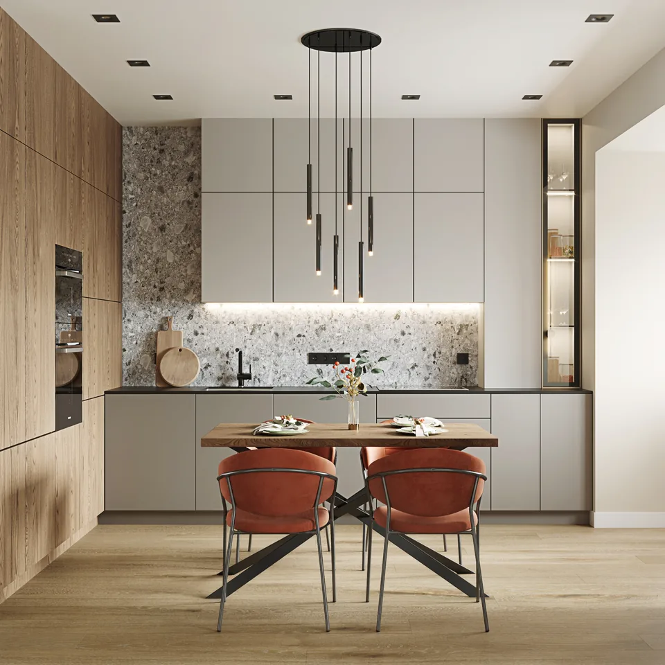 Apartment · 970 sq ft interior design — Coral & Sage, photo 5 of 17