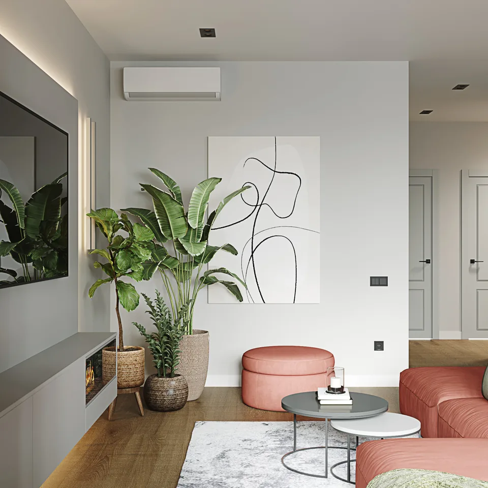 Apartment · 970 sq ft interior design — Coral & Sage, photo 7 of 17