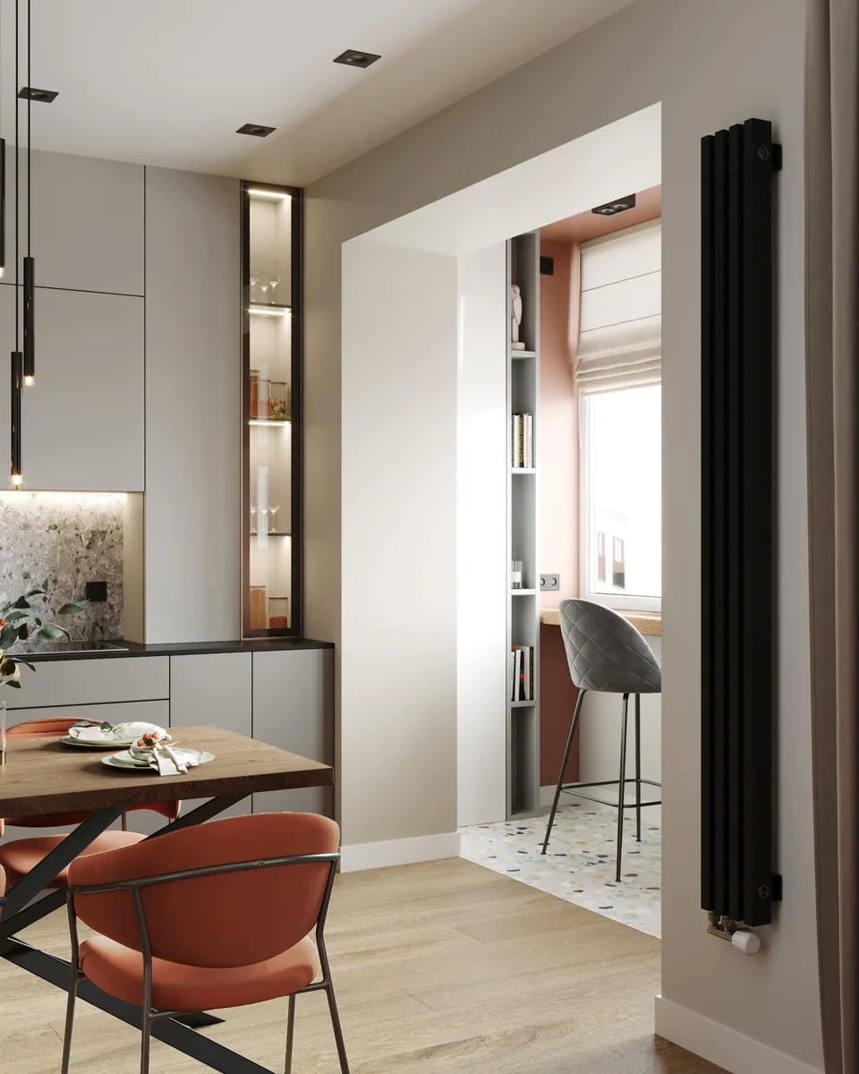 Apartment · 970 sq ft interior design — Coral & Sage, photo 8 of 17