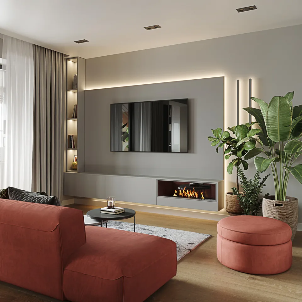 Apartment · 970 sq ft interior design — Coral & Sage, photo 9 of 17