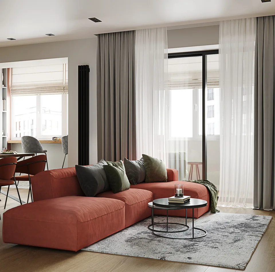Apartment · 970 sq ft interior design — Coral & Sage, photo 10 of 17