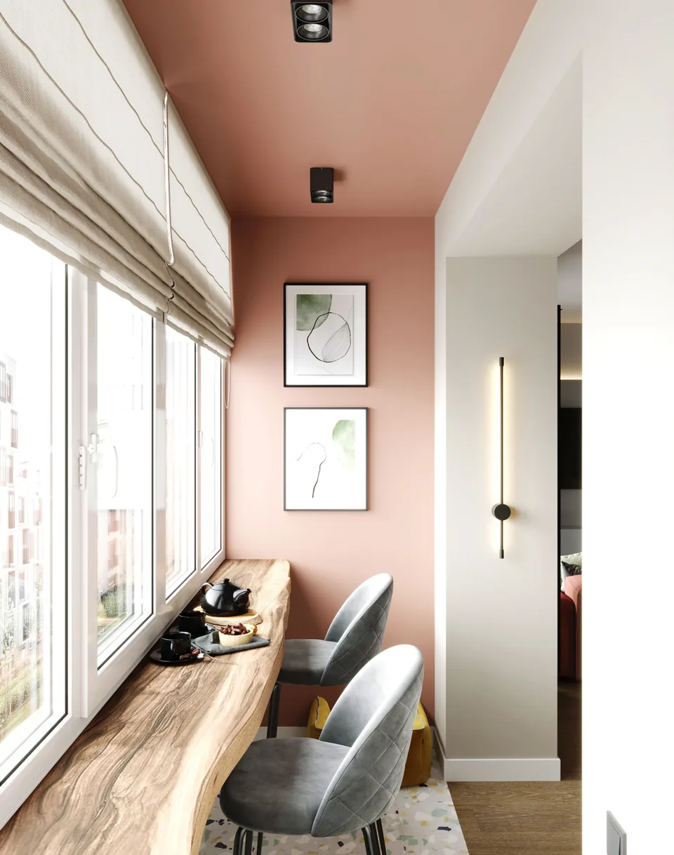 Apartment · 970 sq ft interior design — Coral & Sage, photo 13 of 17
