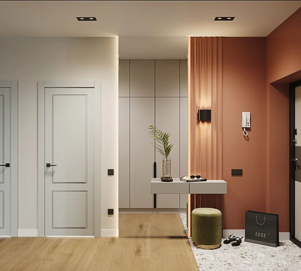 Apartment · 970 sq ft interior design — Coral & Sage, photo 14 of 17