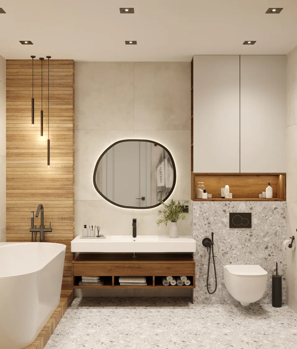 Apartment · 970 sq ft interior design — Coral & Sage, photo 16 of 17