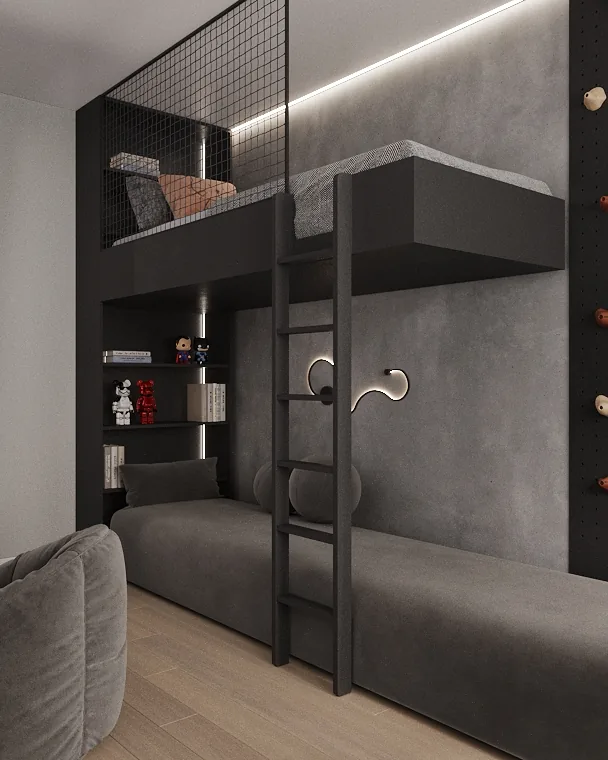 Apartment · 1,130 sq ft interior design — Graphite Loft, photo 7 of 30