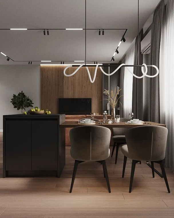 Apartment · 1,130 sq ft interior design — Graphite Loft, photo 15 of 30