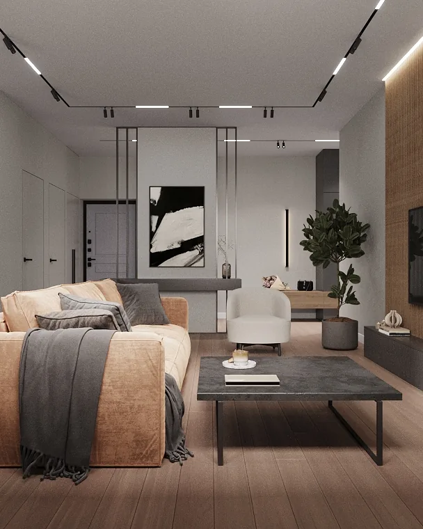 Apartment · 1,130 sq ft interior design — Graphite Loft, photo 19 of 30