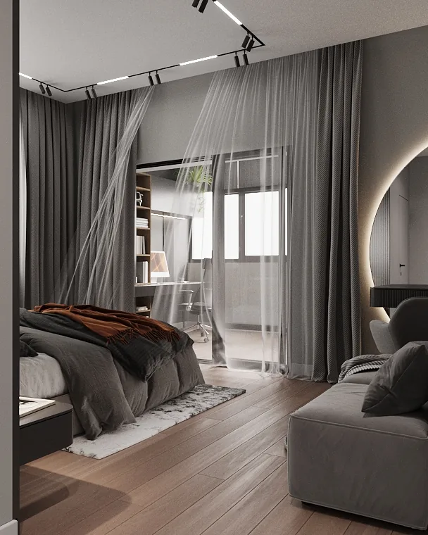 Apartment · 1,130 sq ft interior design — Graphite Loft, photo 23 of 30