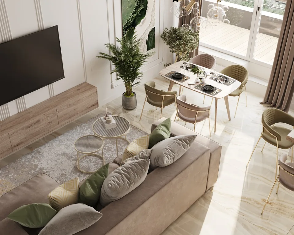 Apartment · 1,510 sq ft interior design — Blush & Pearl, photo 2 of 35