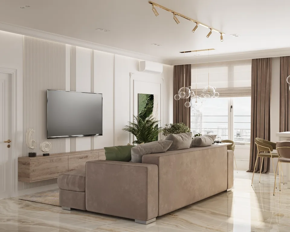 Apartment · 1,510 sq ft interior design — Blush & Pearl, photo 4 of 35
