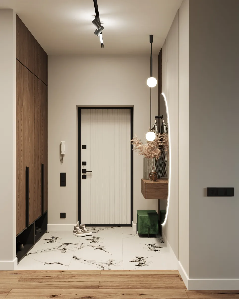 Apartment · 1,510 sq ft interior design — Olive & Charcoal, photo 2 of 18