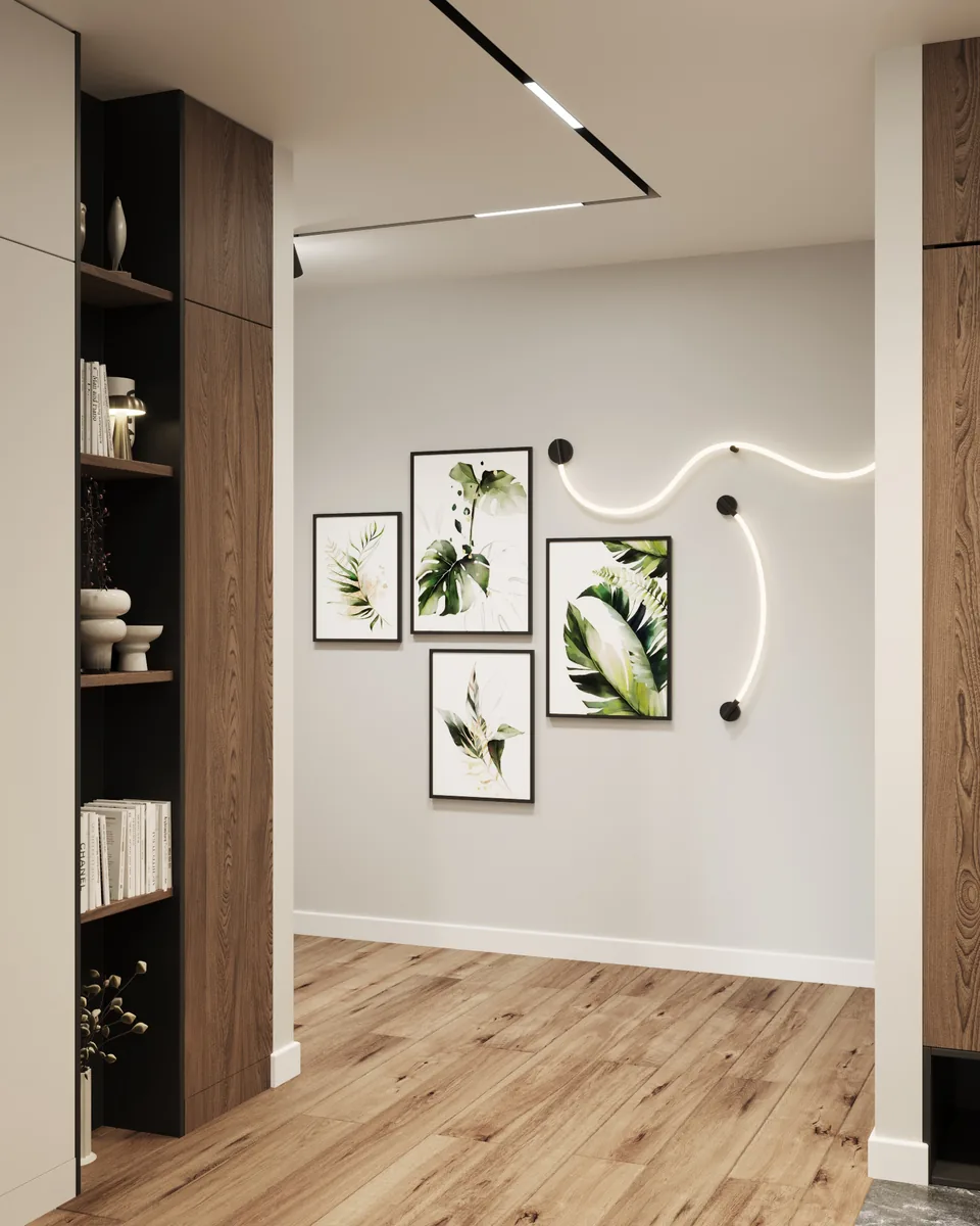 Apartment · 1,510 sq ft interior design — Olive & Charcoal, photo 3 of 18