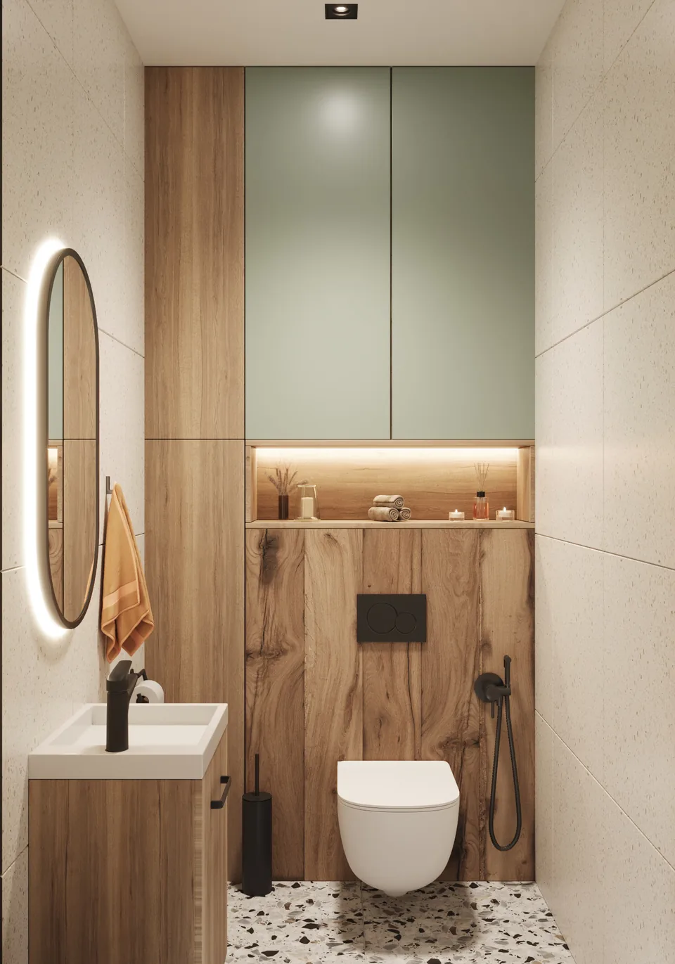 Apartment · 1,510 sq ft interior design — Olive & Charcoal, photo 4 of 18