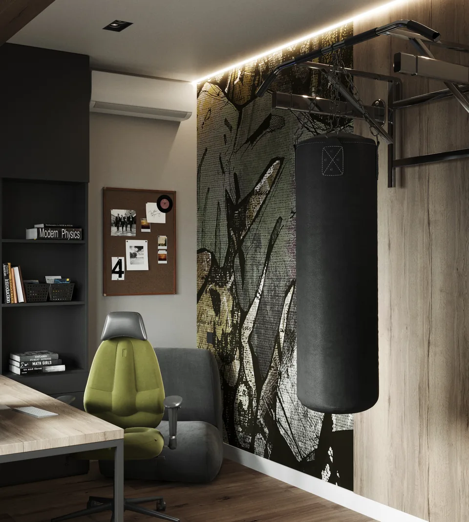 Apartment · 1,510 sq ft interior design — Olive & Charcoal, photo 7 of 18