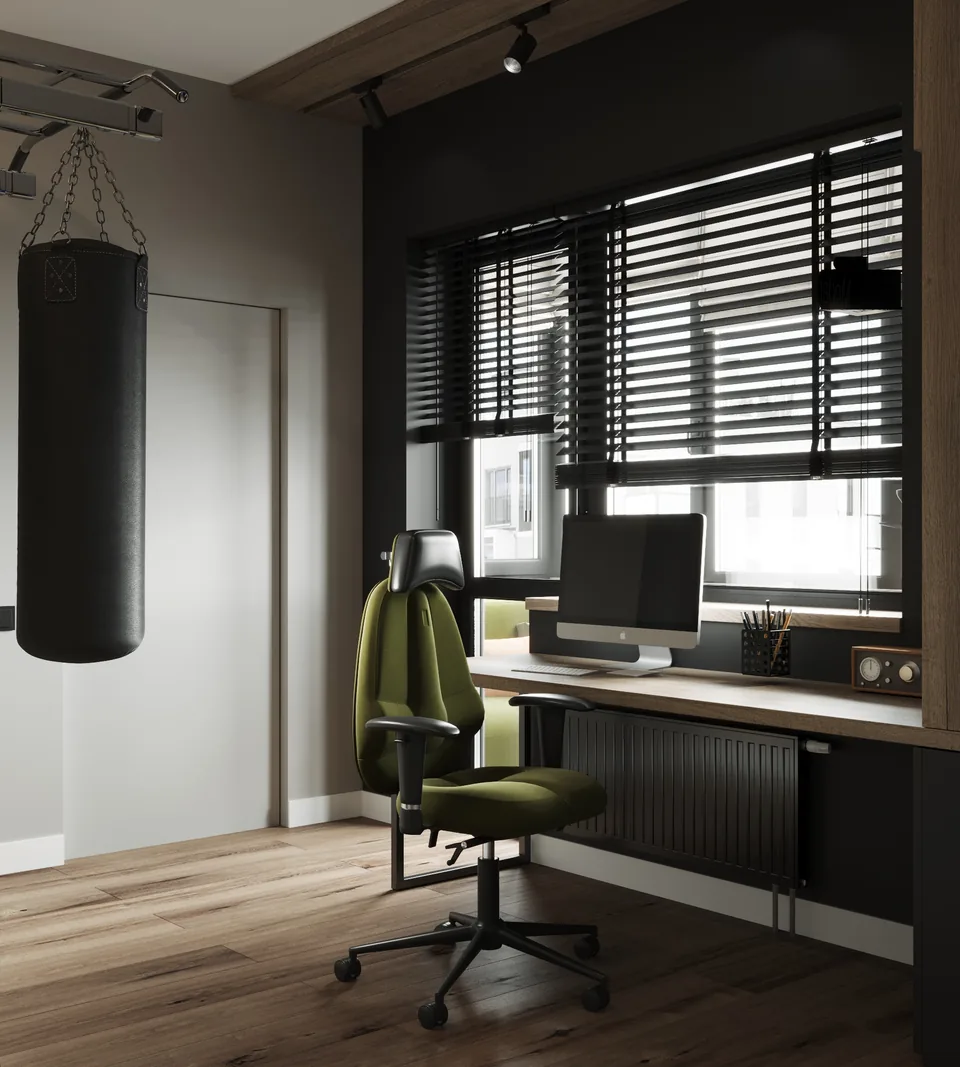 Apartment · 1,510 sq ft interior design — Olive & Charcoal, photo 8 of 18