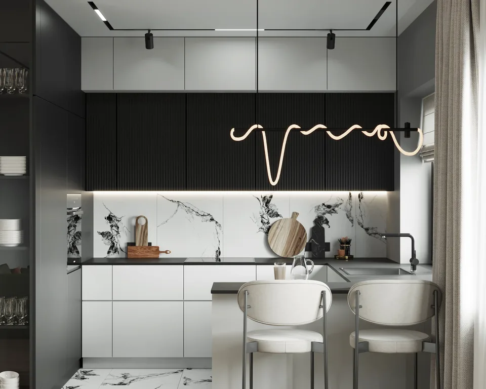 Apartment · 1,510 sq ft interior design — Olive & Charcoal, photo 10 of 18