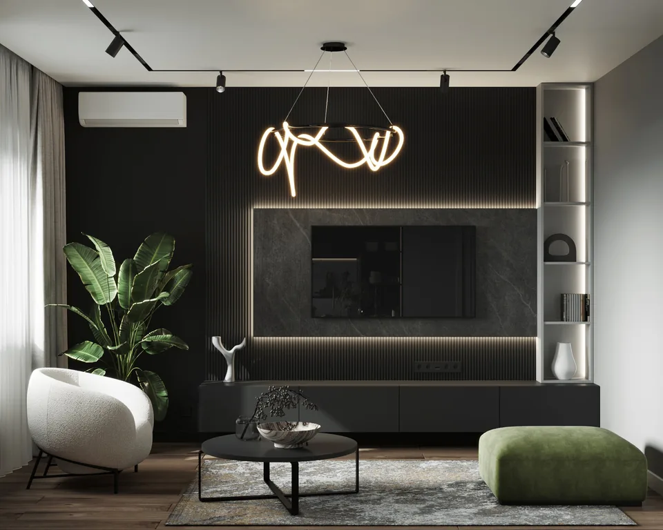 Apartment · 1,510 sq ft interior design — Olive & Charcoal, photo 15 of 18
