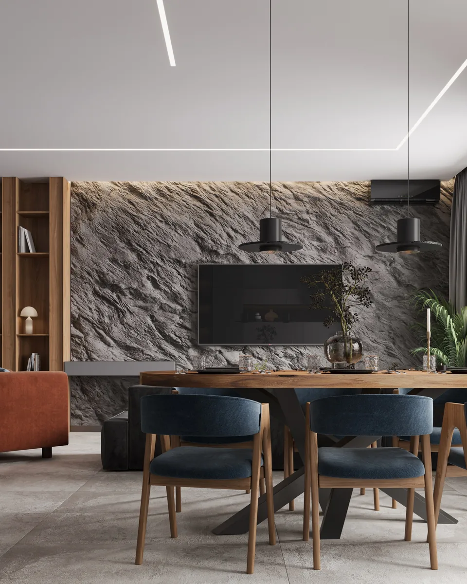 Apartment · 1,720 sq ft interior design — Stone & Navy, photo 12 of 44