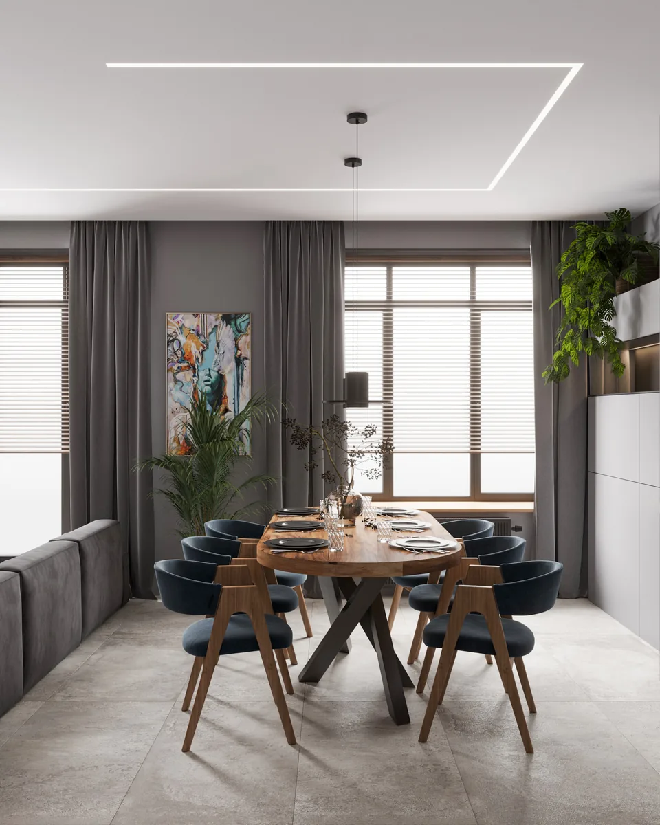 Apartment · 1,720 sq ft interior design — Stone & Navy, photo 16 of 44