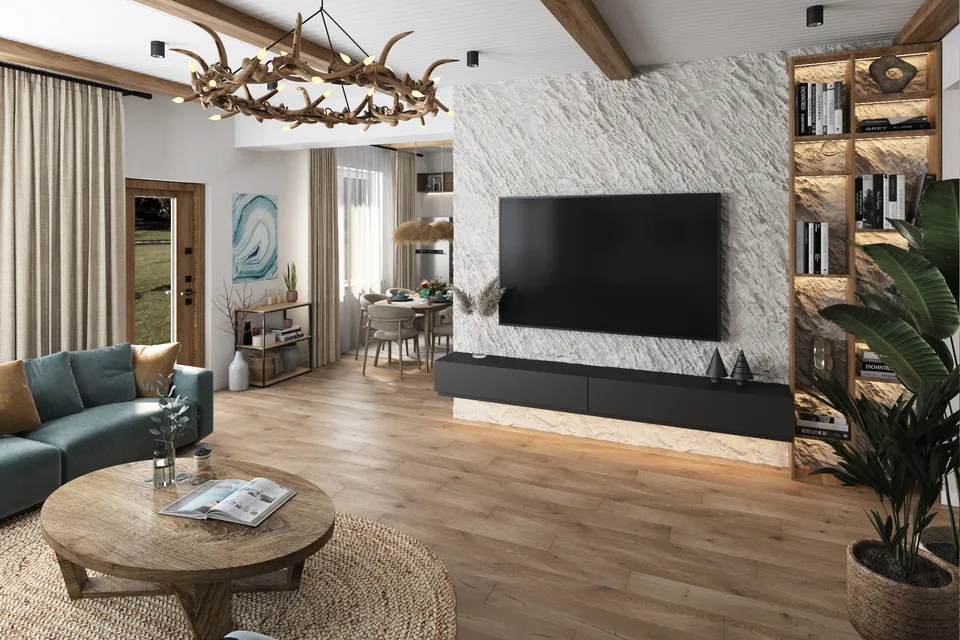 House · 2,150 sq ft interior design — Driftwood House, photo 2 of 21